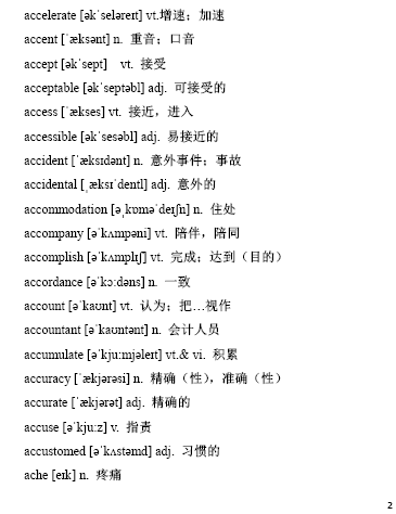 重慶自考00015英語（二）押題資料